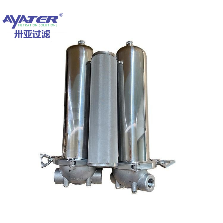 廠家直銷卅亞過濾電解液精密保安過濾器20寸多芯不銹鋼罐體材質維護方便