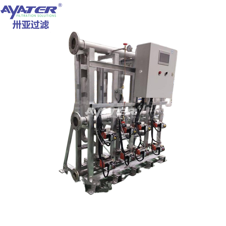  卅亞過濾列管式自清洗過濾器 自動(dòng)反沖洗設(shè)計(jì) 過濾面積大